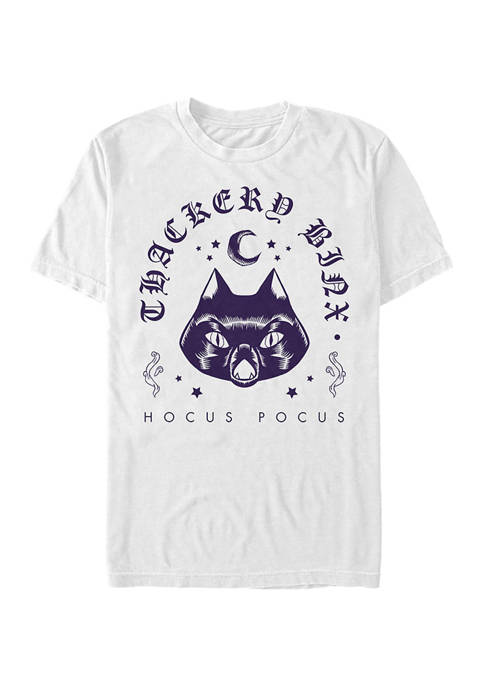 Hocus Pocus Binx Tombstone Short Sleeve Graphic T-Shirt