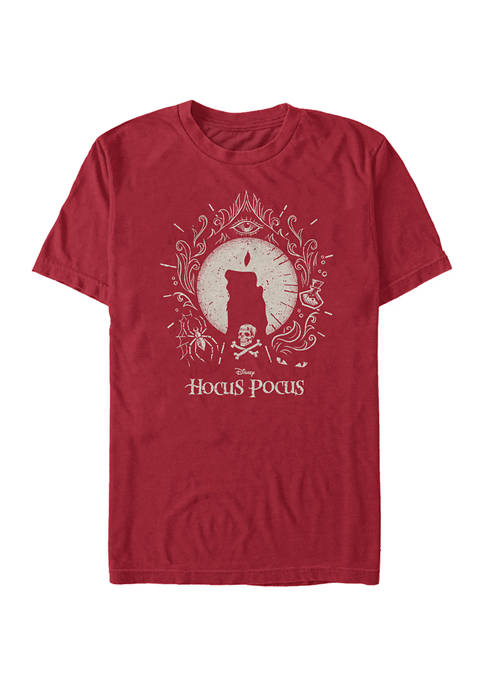 Hocus Pocus Black Flame Short Sleeve Graphic T-Shirt
