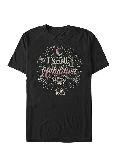 Hocus Pocus Smelly Children Short Sleeve Graphic T-Shirt