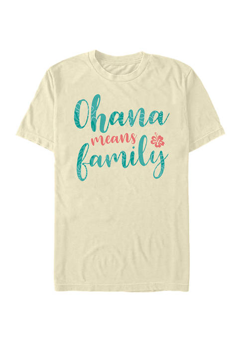Disney® Juniors Ohana Script Graphic T-Shirt