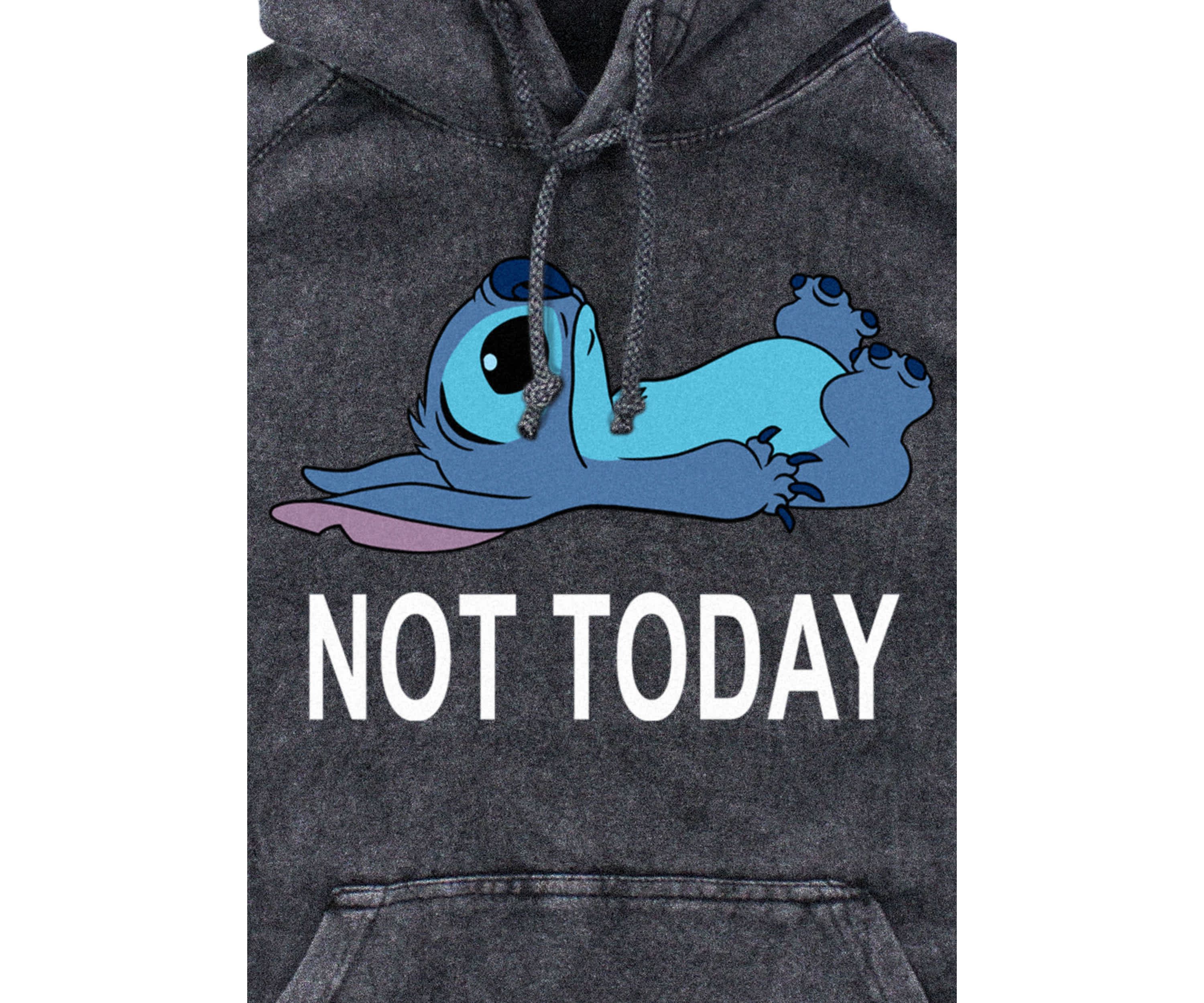 Not Today Graphic Fleece Hoodie