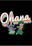 Rainbow Ohana Fleece Graphic Hoodie