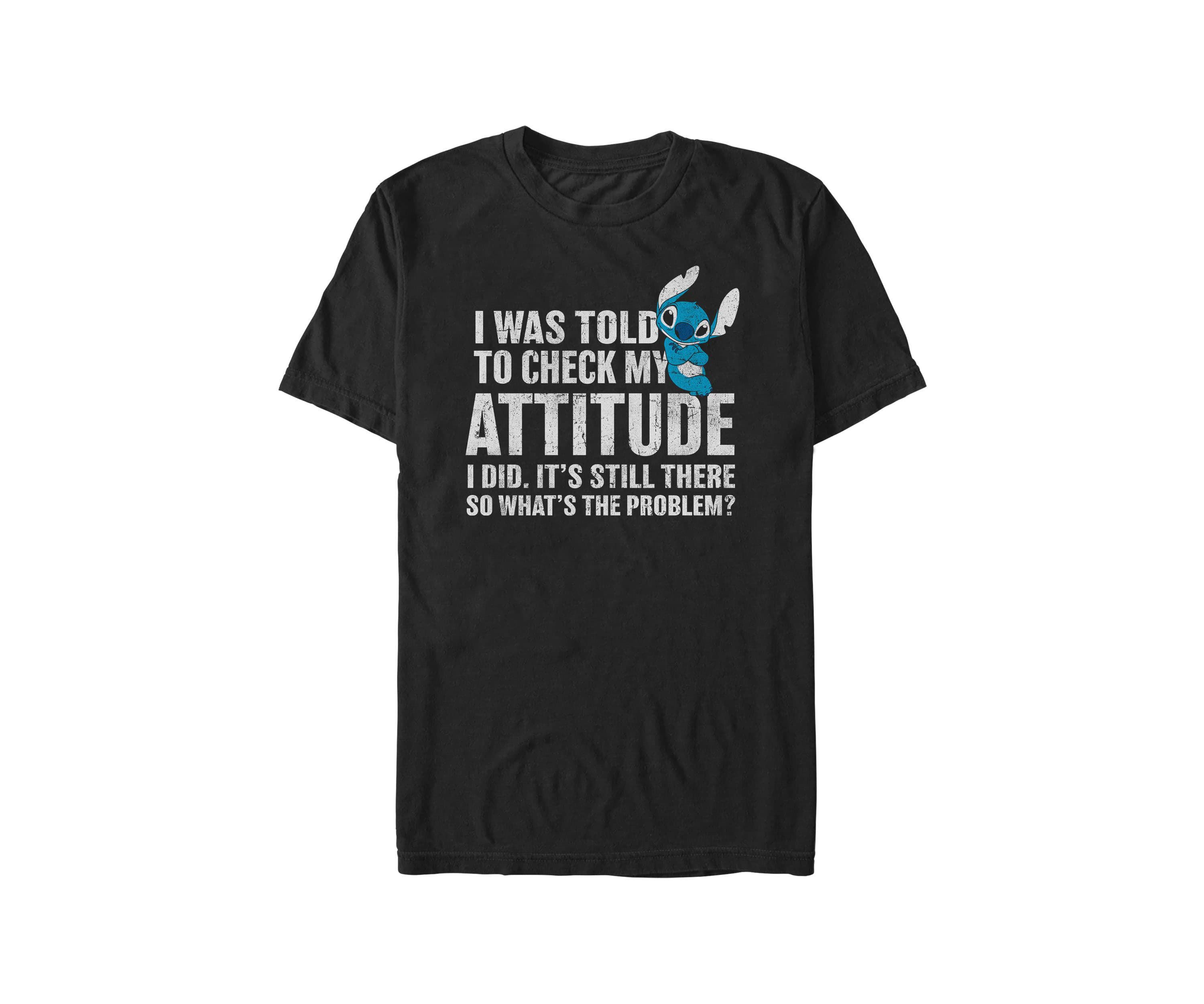 Attitude Check Graphic T-Shirt