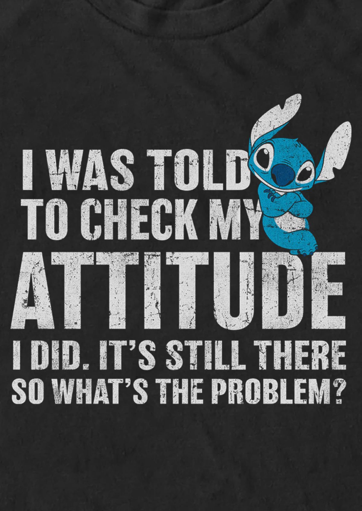 Attitude Check Graphic T-Shirt