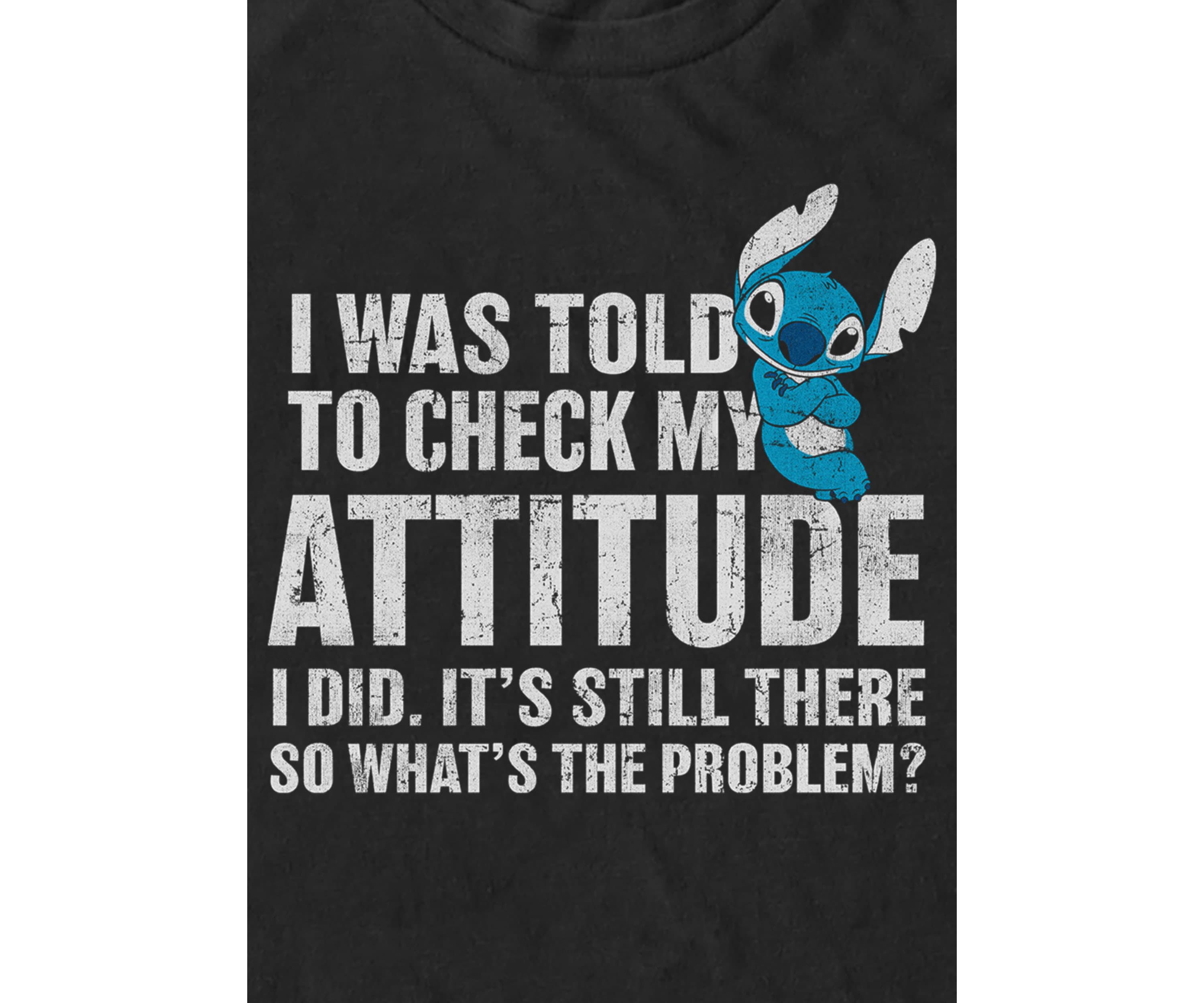 Attitude Check Graphic T-Shirt
