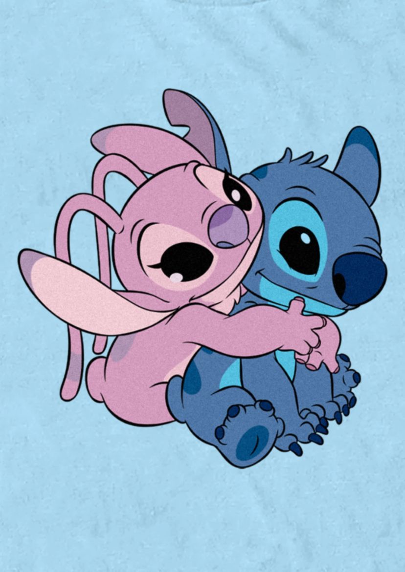 Stitch Angel Hug Graphic T-Shirt