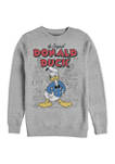 Original Donald Sketchbook Crew Fleece Graphic Sweatshirt