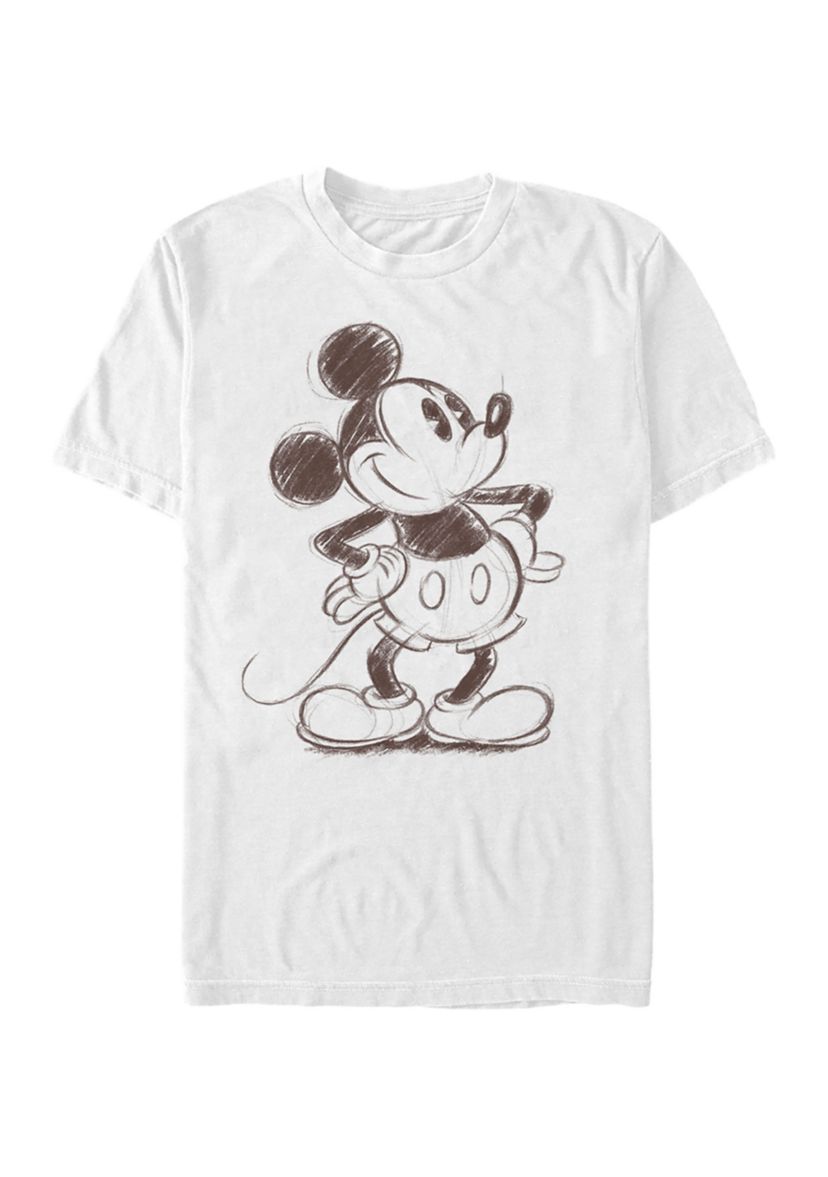 Juniors Sketchy Graphic T-Shirt
