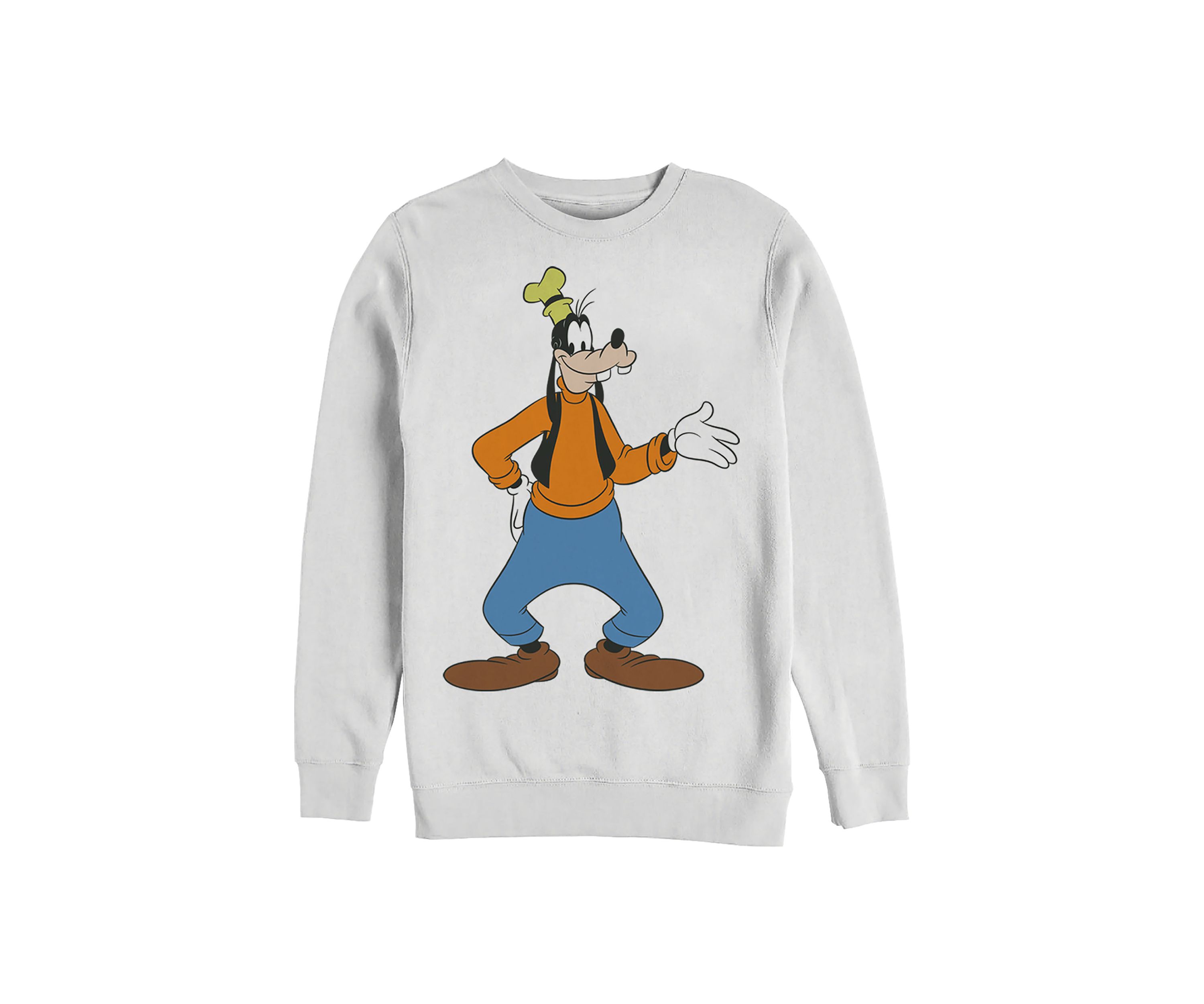 Traditional Goofy Crew Fleece Graphic Sweatshirt