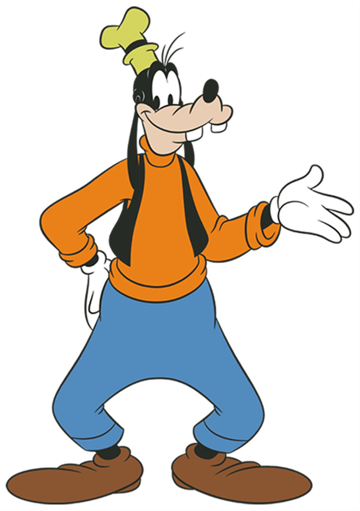 Traditional Goofy Crew Fleece Graphic Sweatshirt