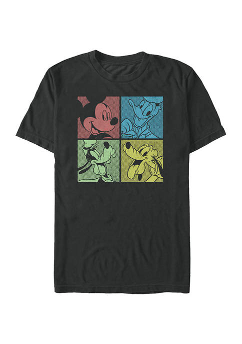 Mickey Classic Fab Four Short Sleeve Graphic T-Shirt