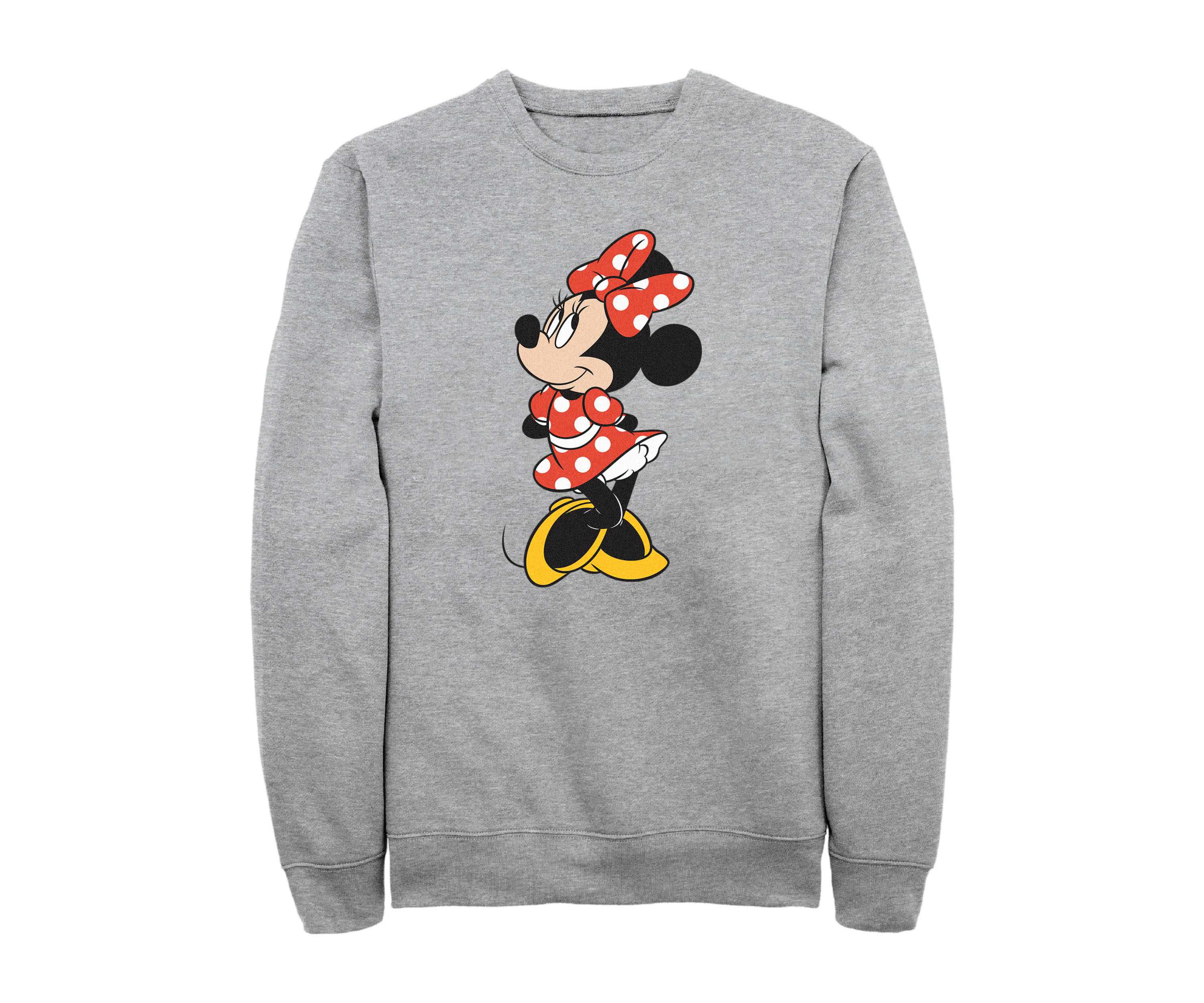 Traditional Minnie Graphic Crew Fleece Sweatshirt