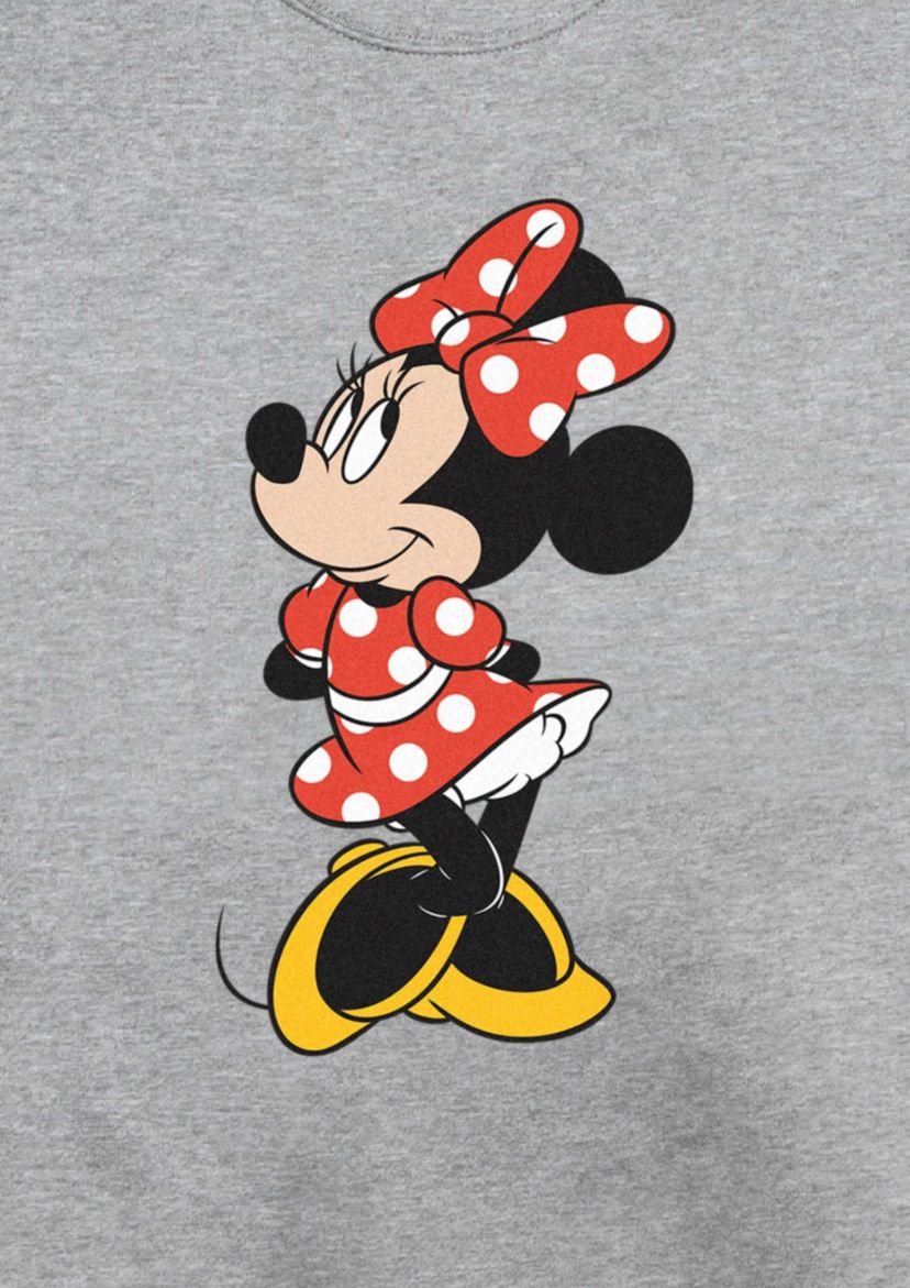 Traditional Minnie Graphic Crew Fleece Sweatshirt