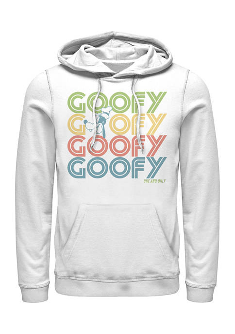 Disney® Retro Stack Goofy Fleece Graphic Hoodie