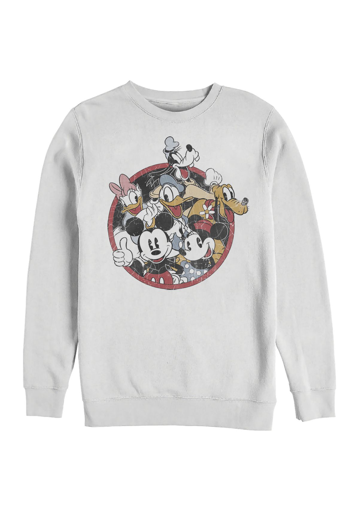 Retro Groupie Crew Fleece Graphic Sweatshirt