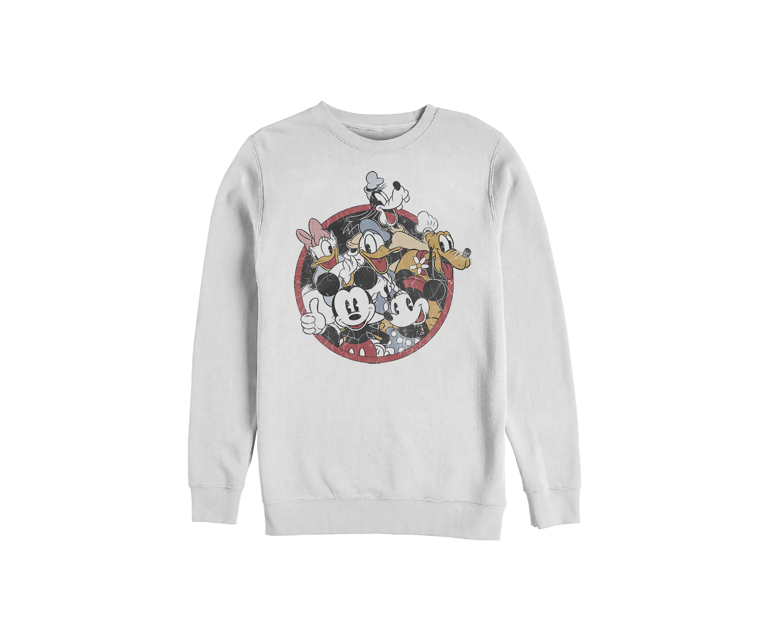 Retro Groupie Crew Fleece Graphic Sweatshirt