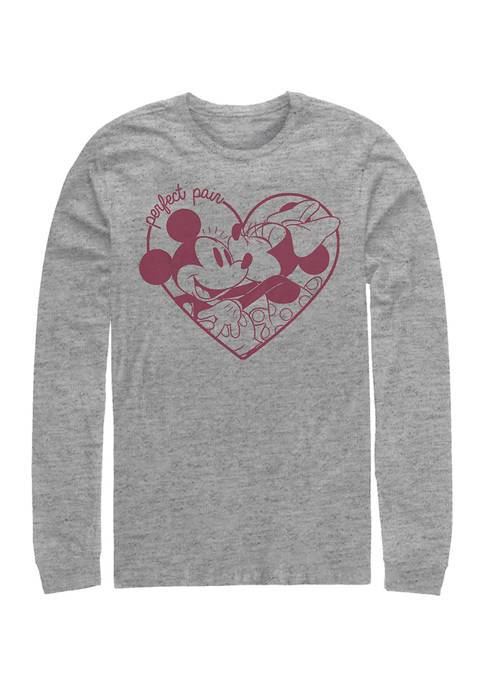 Disney® Perfect Pair Graphic Long Sleeve Crew T-Shirt