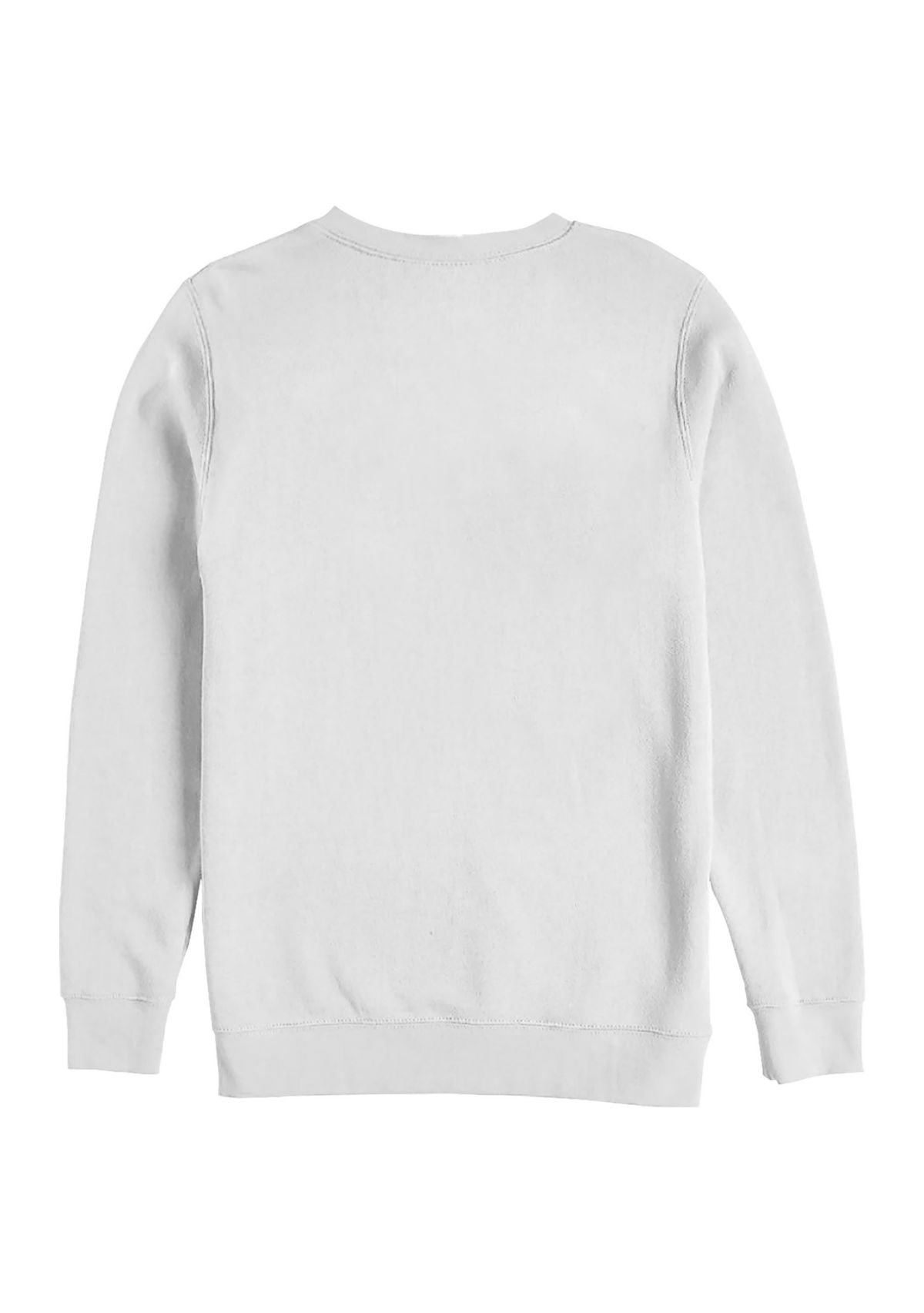 Plaid Mickey Crew Fleece Graphic Sweatshirt