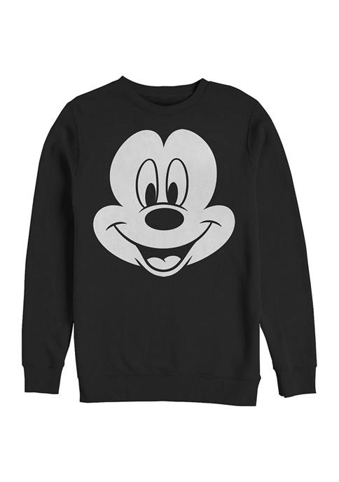  Big Face Mickey Crew Fleece Graphic Sweatshirt