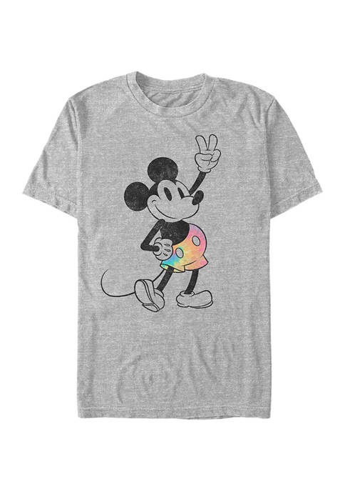 Disney® Tie Dye Mickey Short Sleeve Graphic T-Shirt
