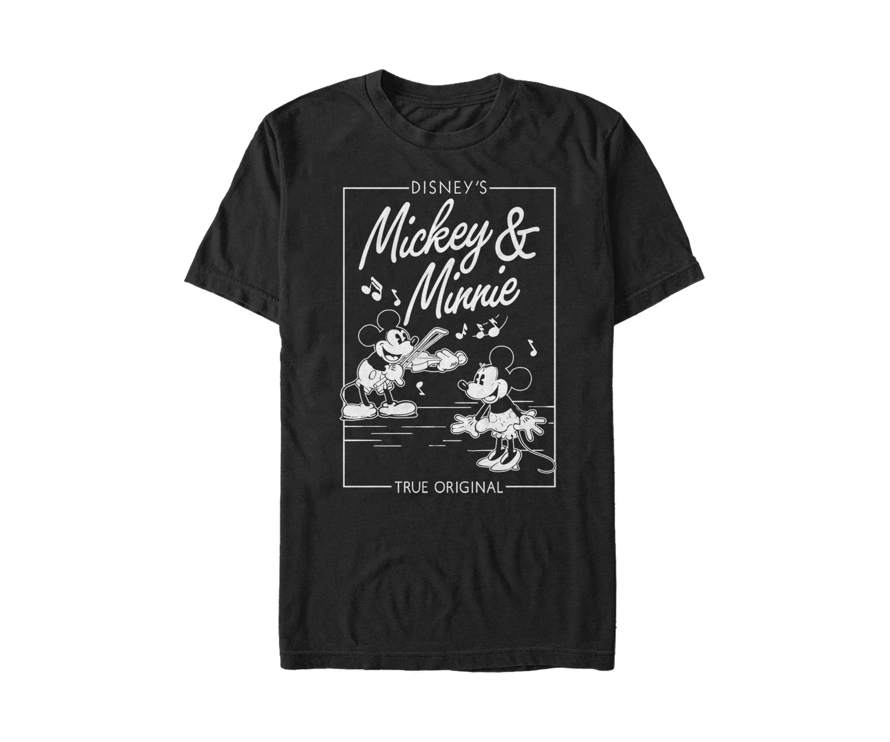 Mickey Minnie Music Cover Graphic T-Shirt
