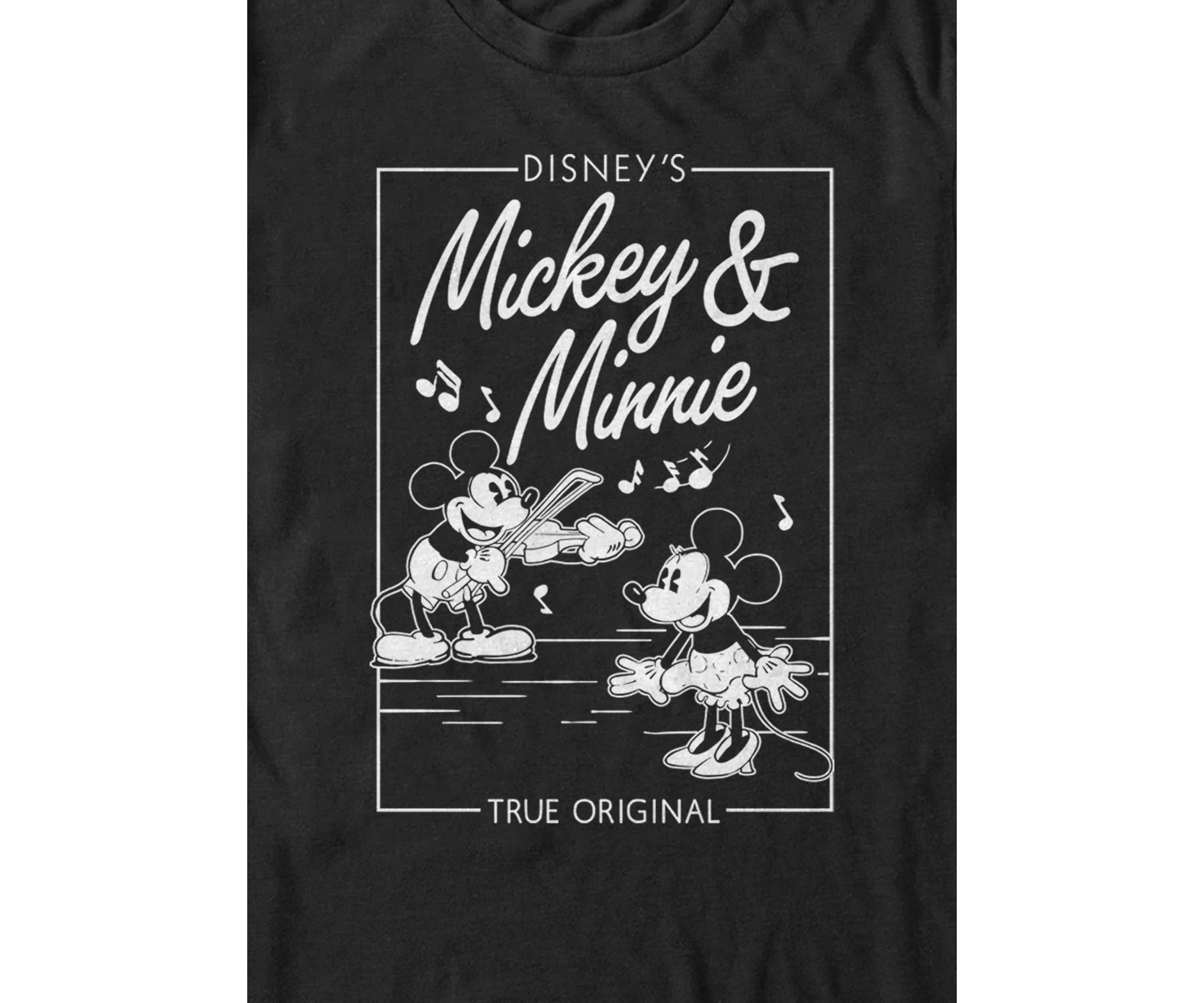 Mickey Minnie Music Cover Graphic T-Shirt