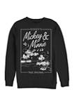 Minnie Music Cover Crew Fleece Graphic Sweatshirt