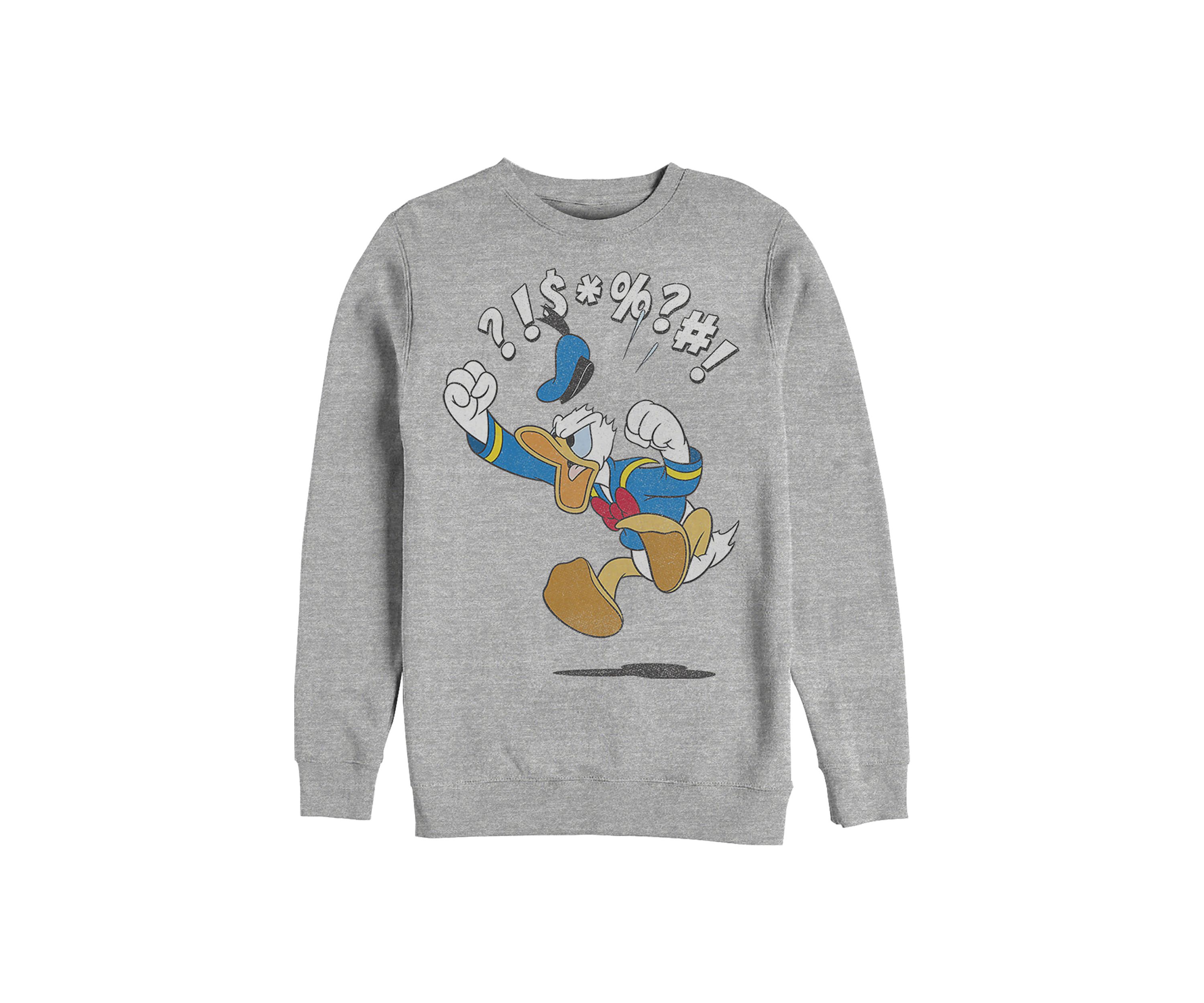Donald Jump Crew Fleece  Graphic Sweatshirt