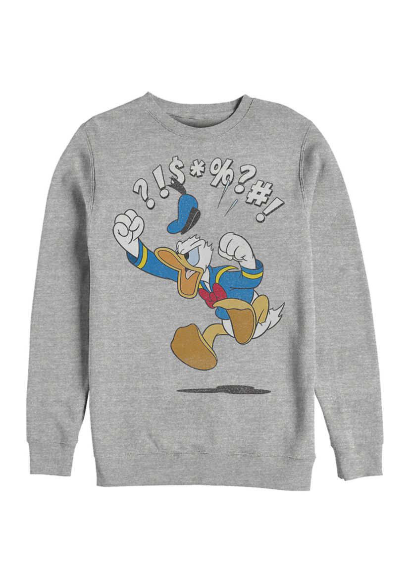 Donald Jump Crew Fleece  Graphic Sweatshirt