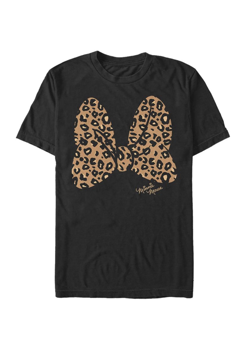 Animal Print Bow Graphic T-Shirt