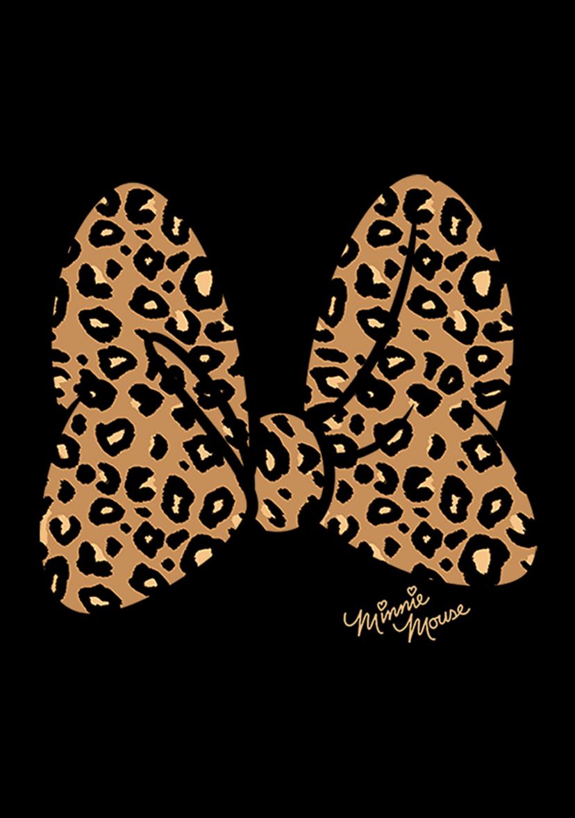 Animal Print Bow Graphic T-Shirt