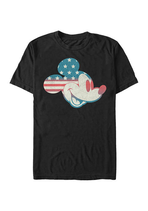 Americana Flag Fill Short Sleeve Graphic T-Shirt