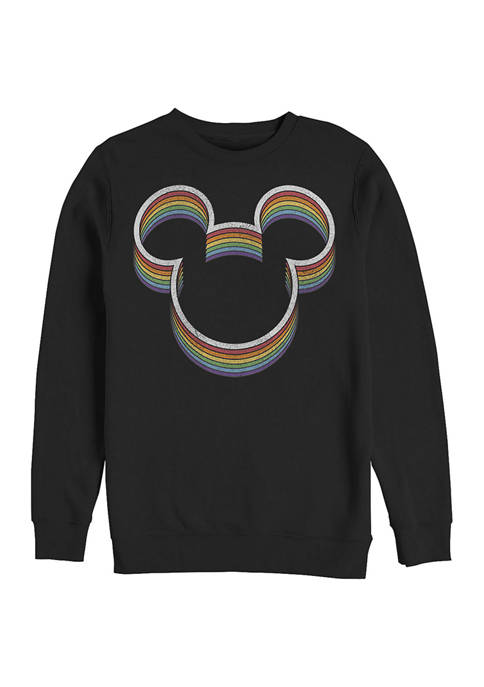 Disney® Rainbow Ears Crew Fleece Graphic Sweatshirt