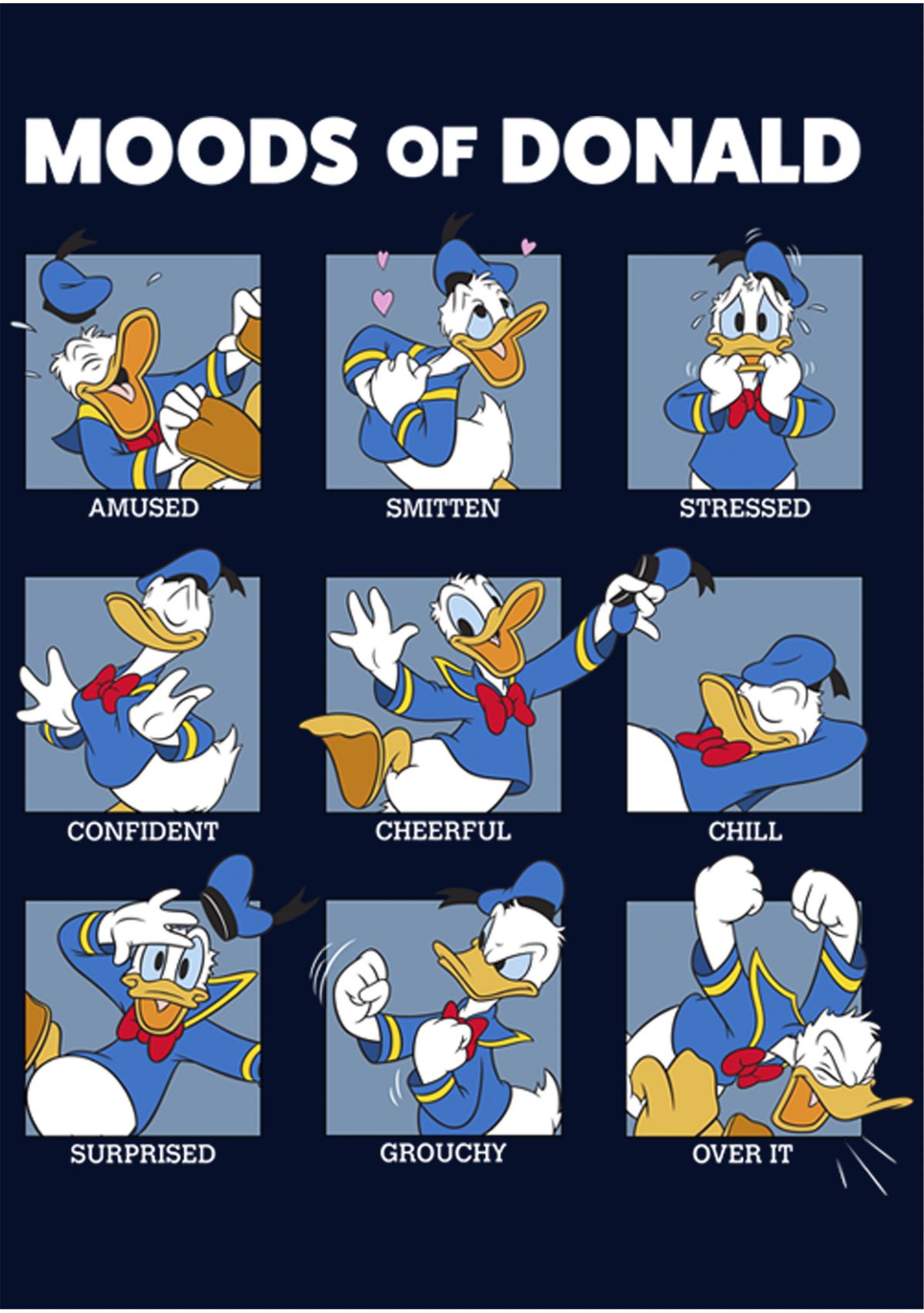 Donald Moods Fleece Graphic Hoodie