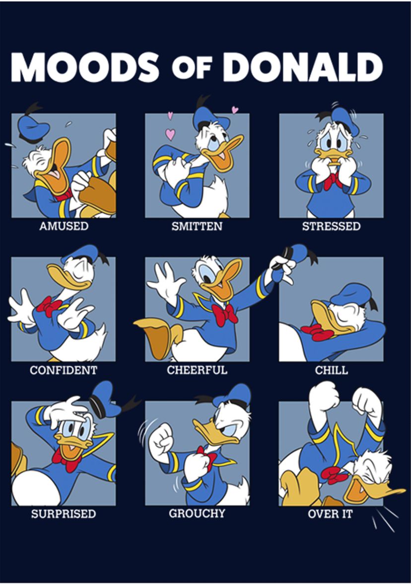 Donald Moods Fleece Graphic Hoodie