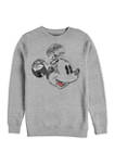 Comic Mouse Crew Fleece Graphic Sweatshirt