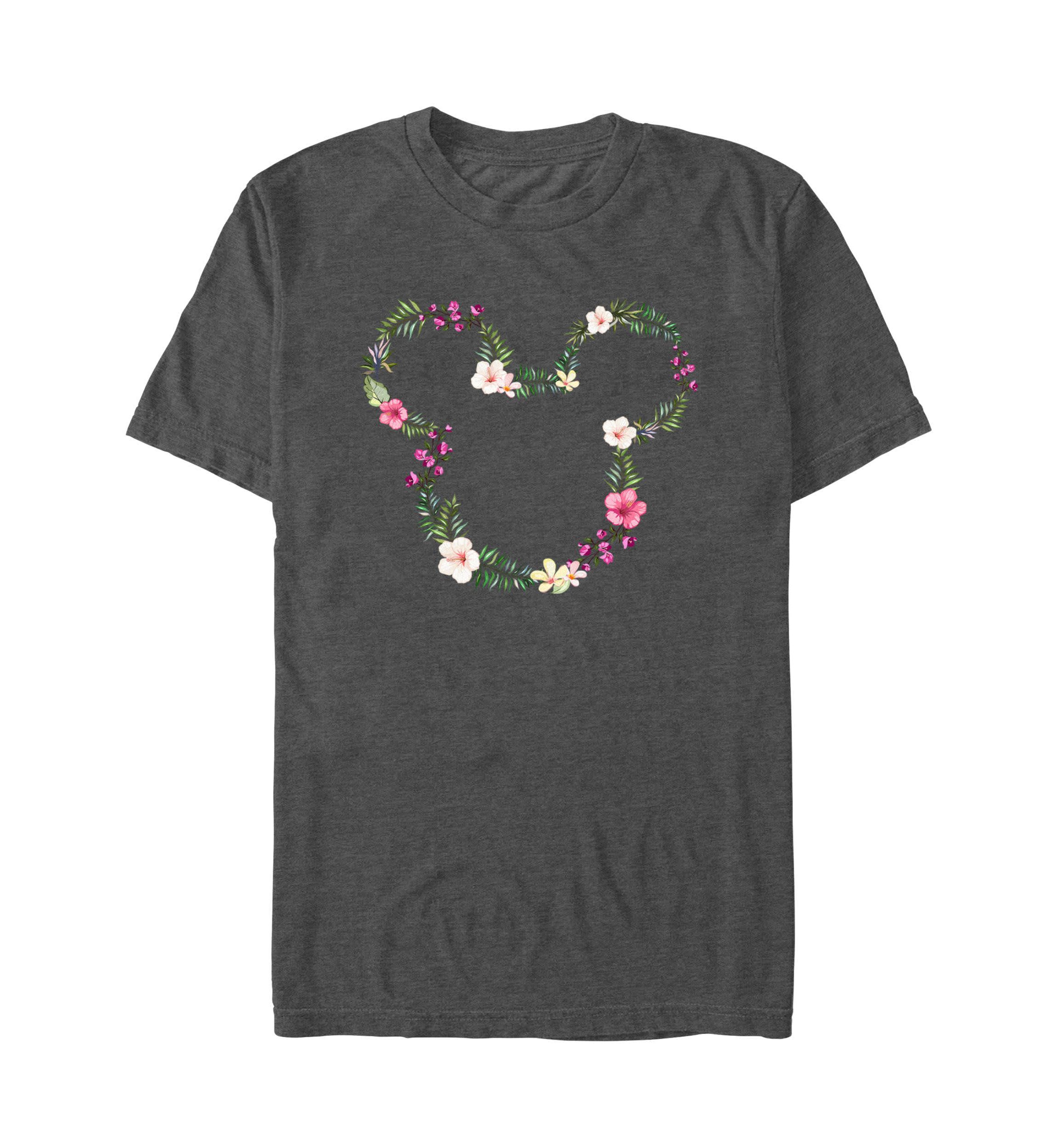 Floral Mickey Graphic T-Shirt