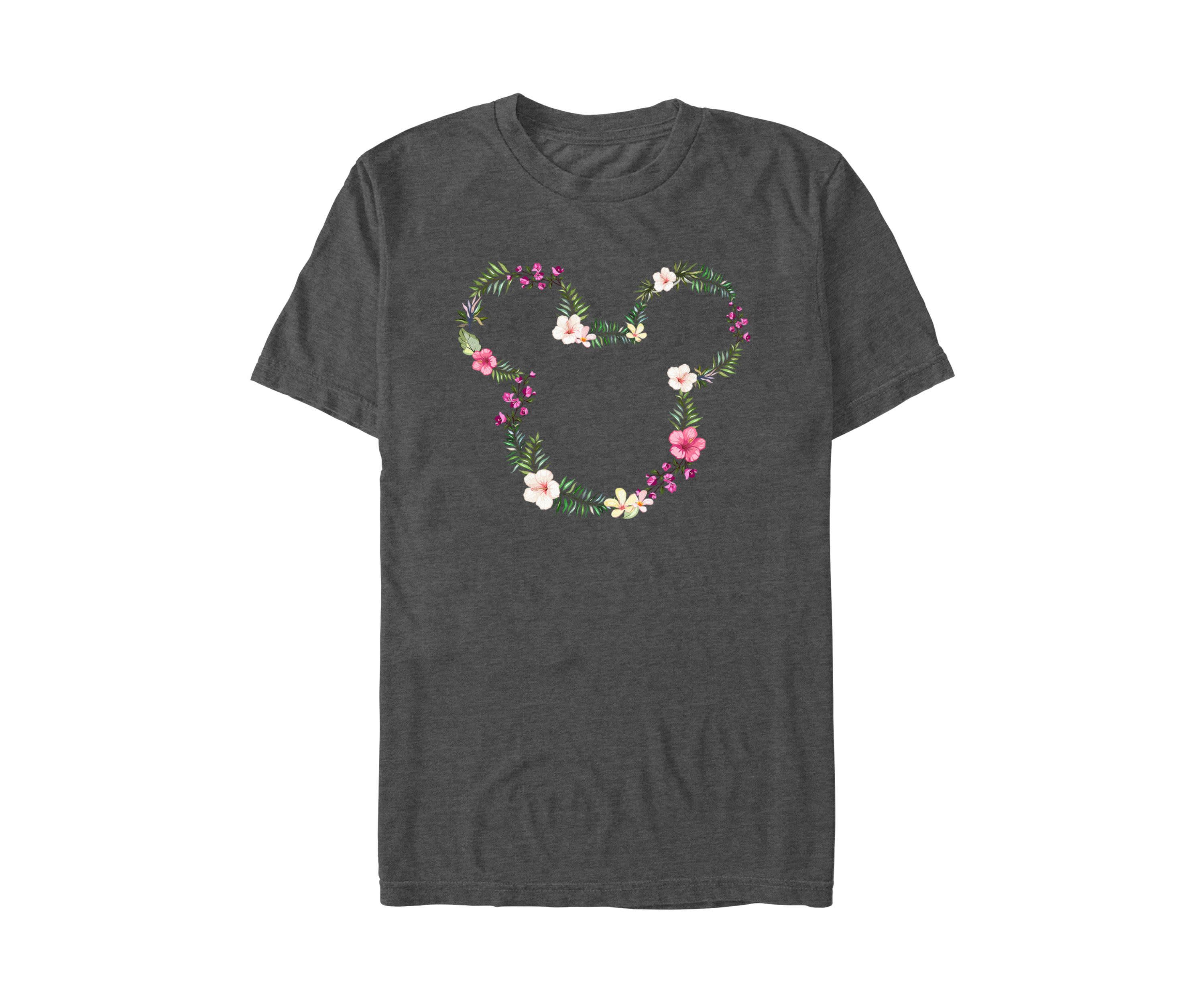 Floral Mickey Graphic T-Shirt