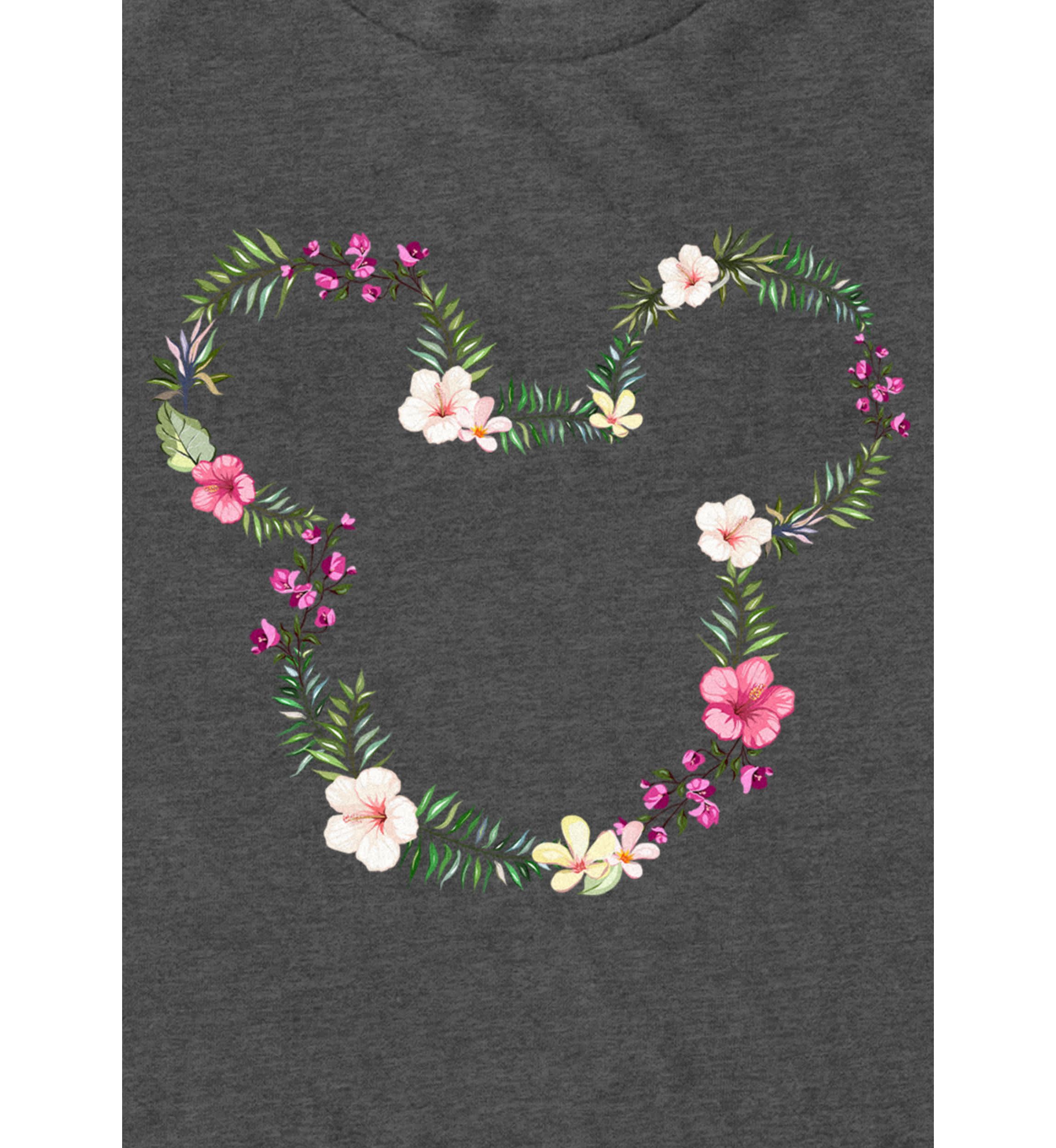 Floral Mickey Graphic T-Shirt