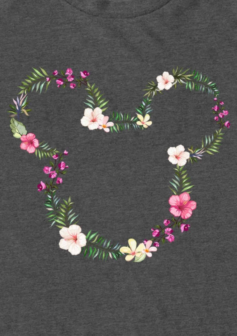 Floral Mickey Graphic T-Shirt