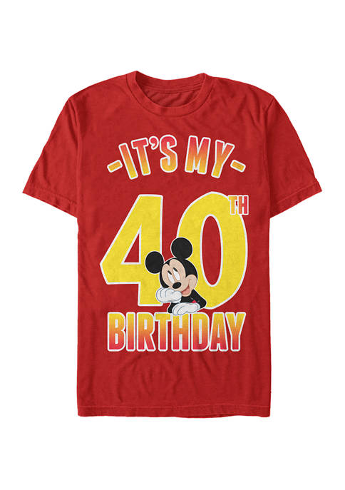 Disney® Hiya Pal 40th Birthday Short Sleeve Graphic