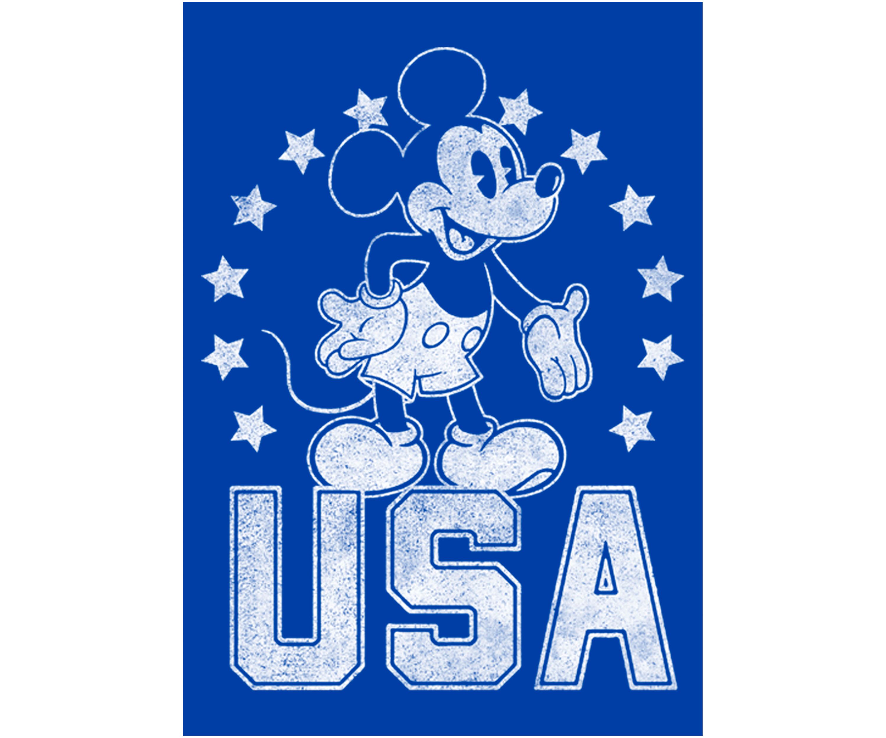 Usa Mickey Graphic T-Shirt