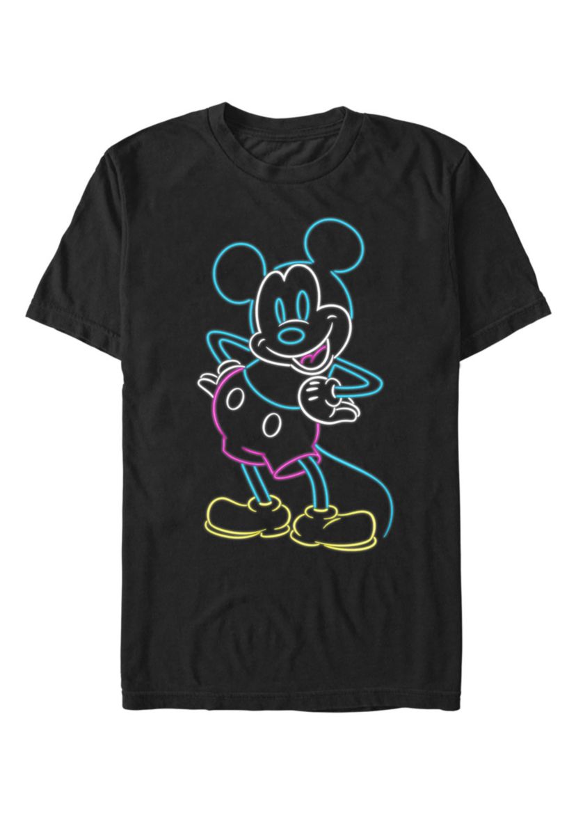 Bright Line Mickey Graphic T-Shirt