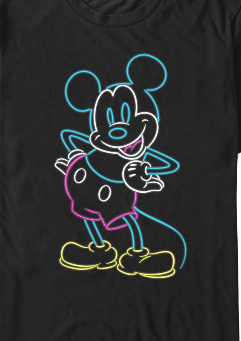 Bright Line Mickey Graphic T-Shirt