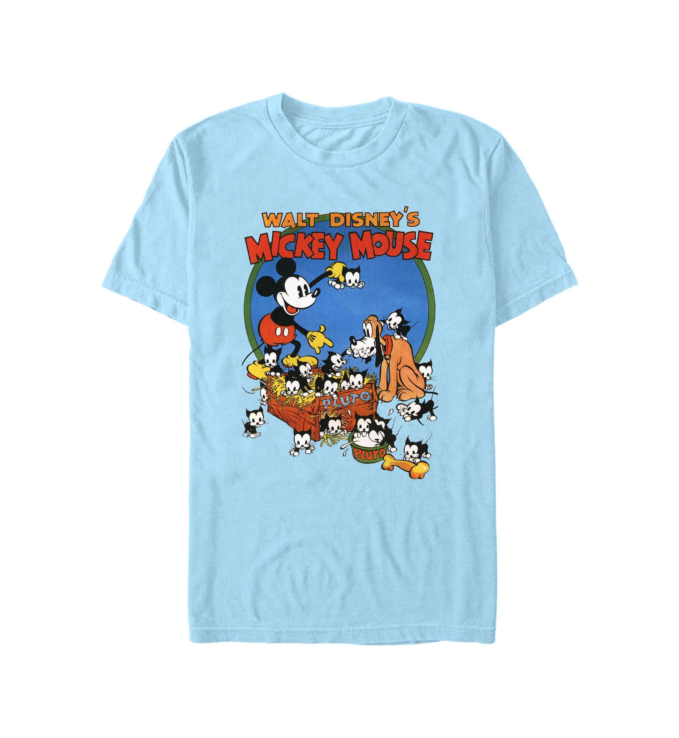 Dog Mouse & Cats Graphic T-Shirt