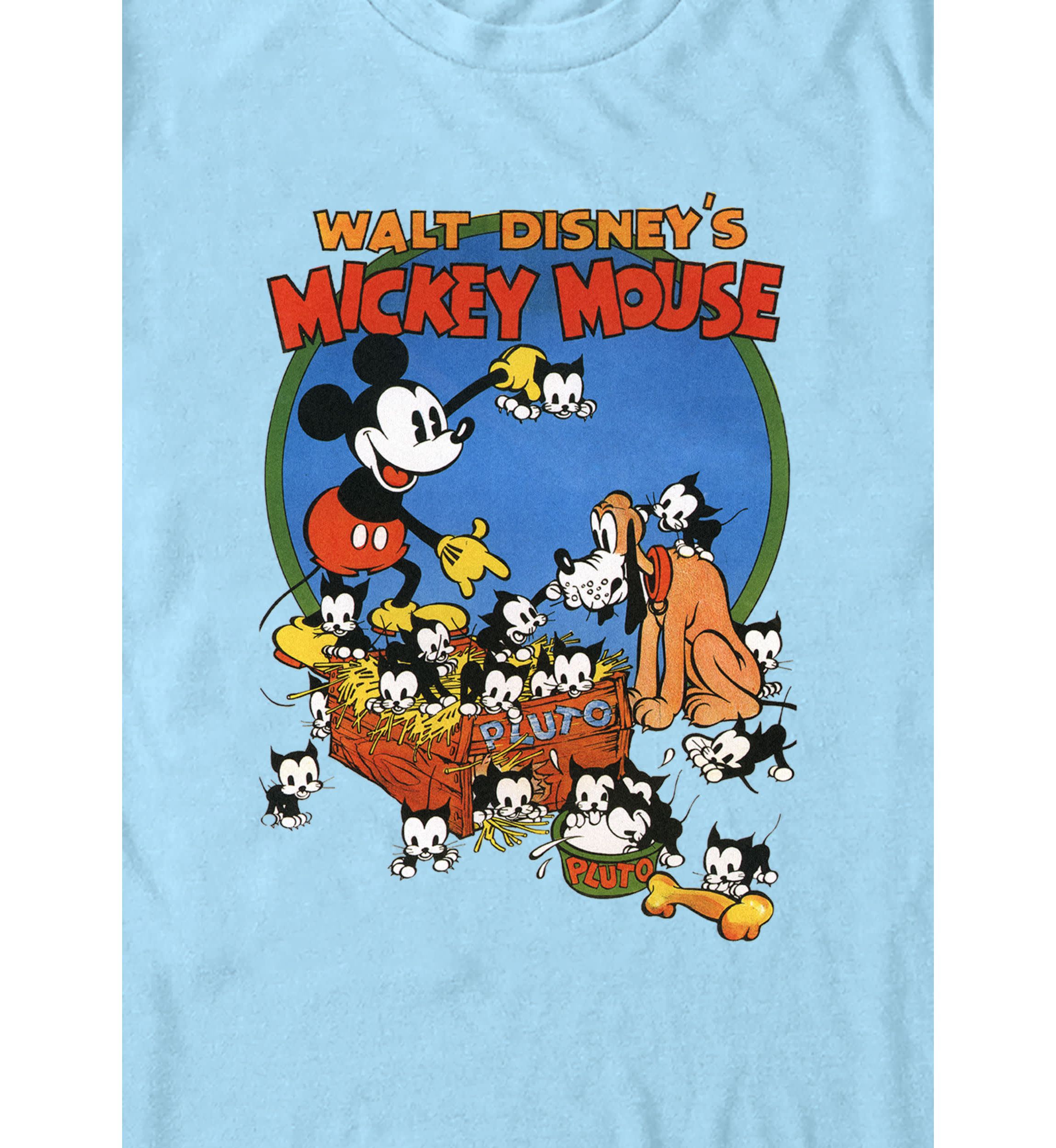 Dog Mouse & Cats Graphic T-Shirt
