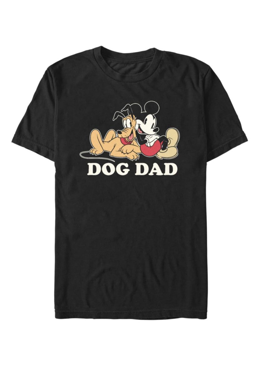 Mickey Dog Dad Graphic T-Shirt