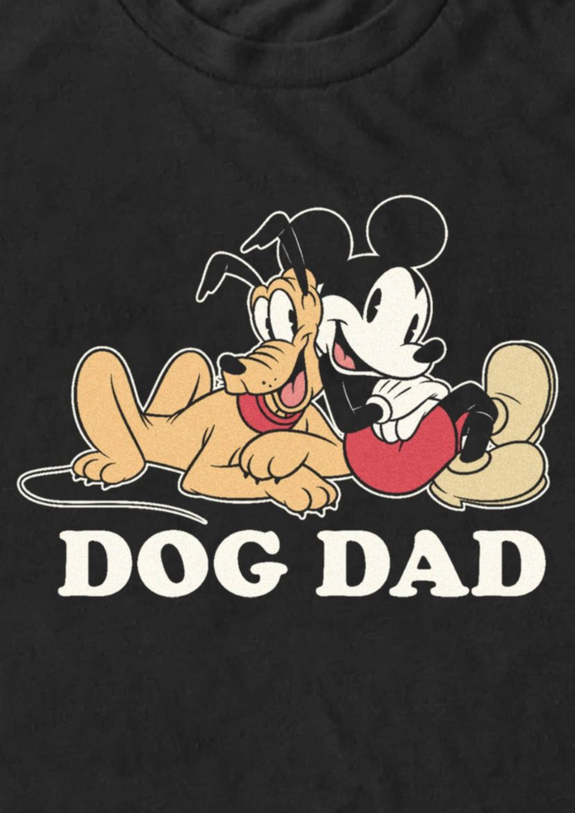Mickey Dog Dad Graphic T-Shirt