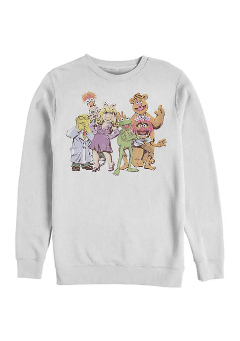 Muppets Gang Crew Fleece Graphic Sweatshirt