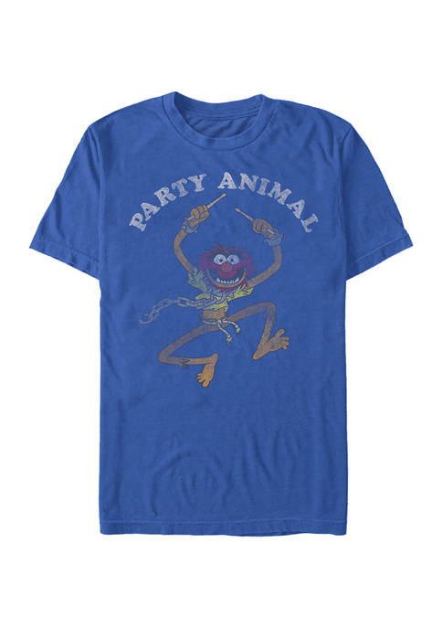 Muppets Party Animal Short Sleeve Graphic T-Shirt